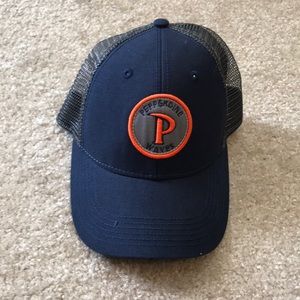 Pepperdine Waves Athletic Snap Back Hat NWOT
